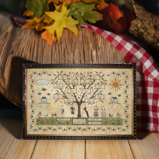 My Family Tree Cross Stitch Pattern - Hard Copy